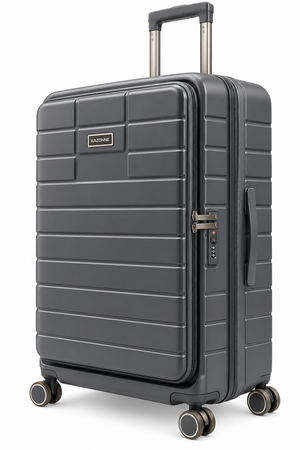 Kazonne SC-907 Hard-Shell Spinner Suitcase with Front Pocket (Charcoal) Umar Store Kazonne SC-907 Hard-Shell Spinner Suitcase with Front Pocket (Charcoal) Umar Electronic Store