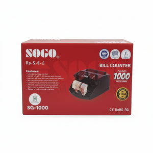 SOGO SG-1000 Note Counting Machine with Fake Note Detection - image 4 SOGO SG-1000 Note Counting Machine with Fake Note Detection Umar Electronic Store