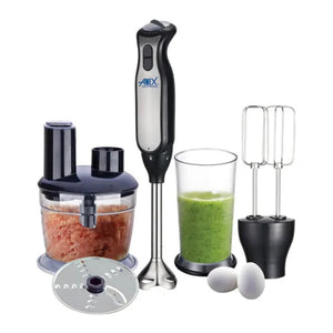 Anex AG-130 Deluxe Hand Blender with Beater and Chopper 800W