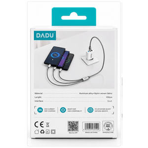 Umar Electronic Store DADU DC-C255 3-in-1 Fast Charging Cable