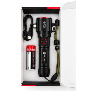 Umar Electronic Store RT1630 RUILANG Multifunctional Emergency Flashlight with Side Light