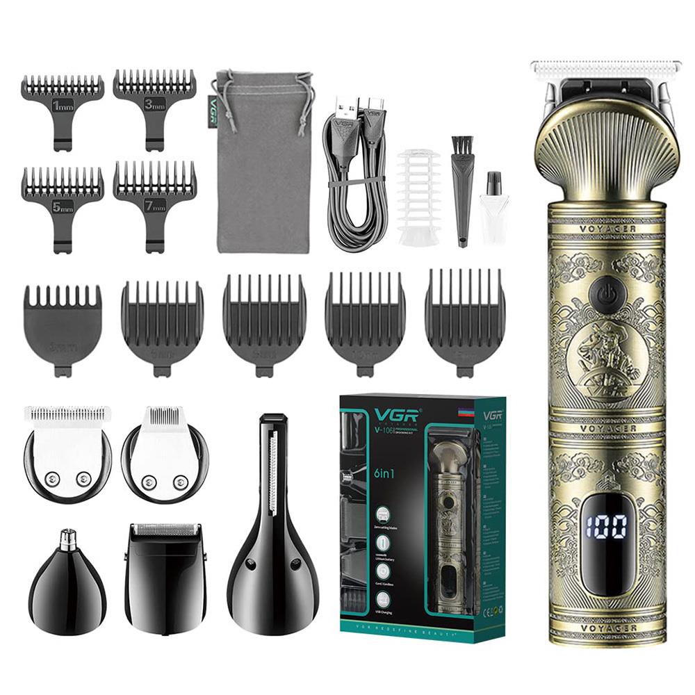 TV V-106 VGR 6IN1 DIGITAL PROFESSIONAL HAIR TRIMMER