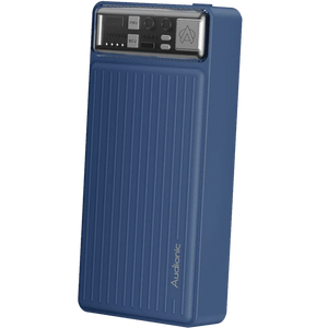Large capacity Audionic S-200 power bank showing LED indicator Audionic Spark Pro S-200 20000mAh Power Bank Umar Electronic Store