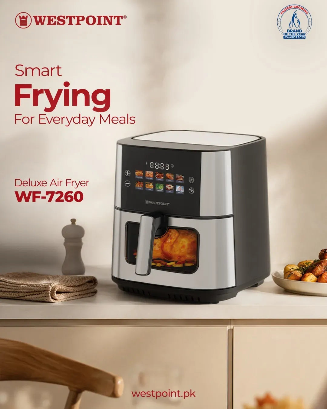 Westpoint WF-7260 Deluxe Air Fryer Westpoint WF-7260 Deluxe Air Fryer Umar Electronic Store