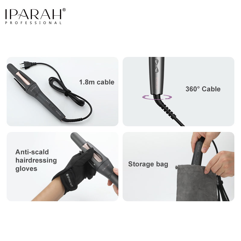 HC P-208 IPARAH PROFESSIONAL CURLMAGIC ROSE HAIR CURLER.