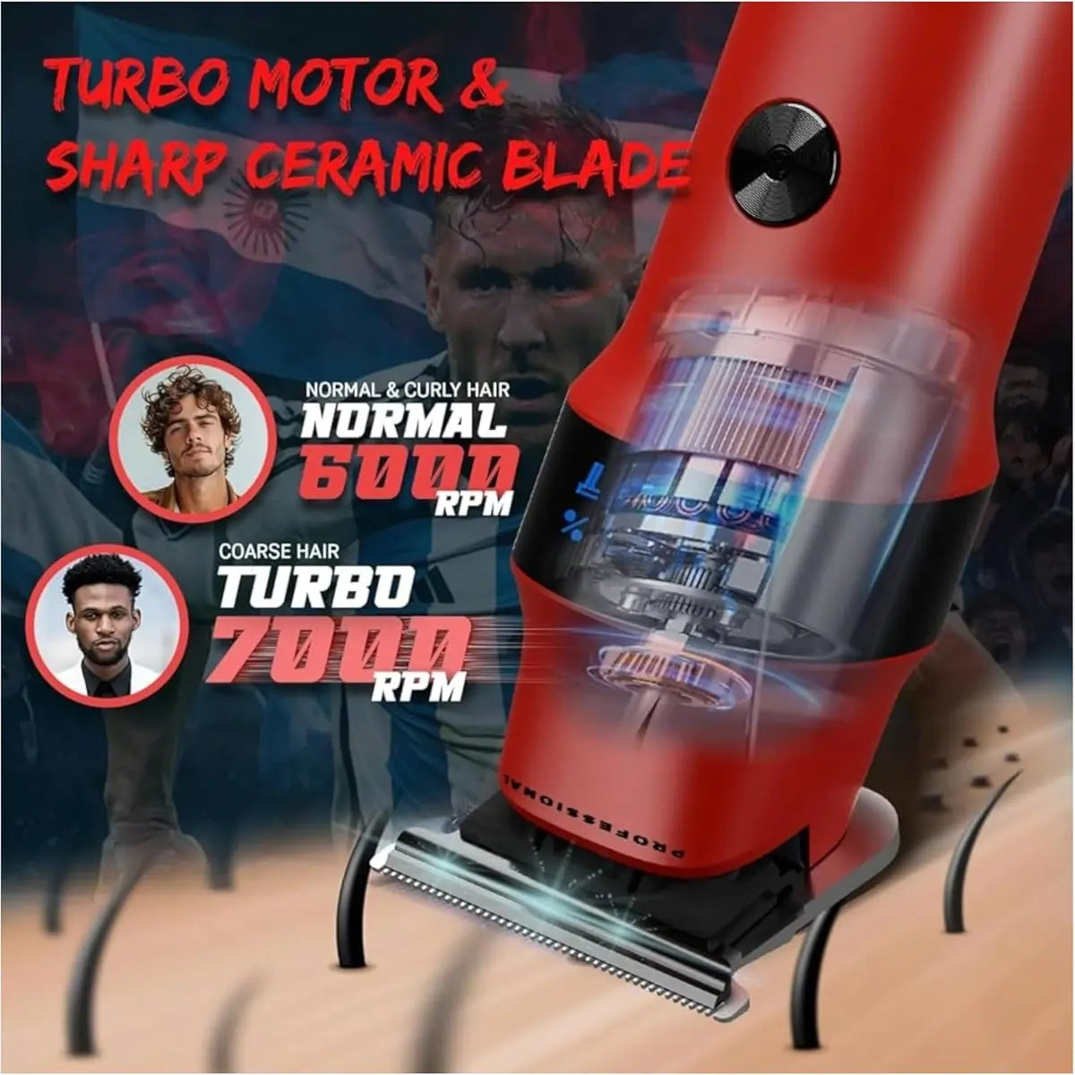 TV V-987 VGR DIGITAL PROFESSIONAL HAIR TRIMMER