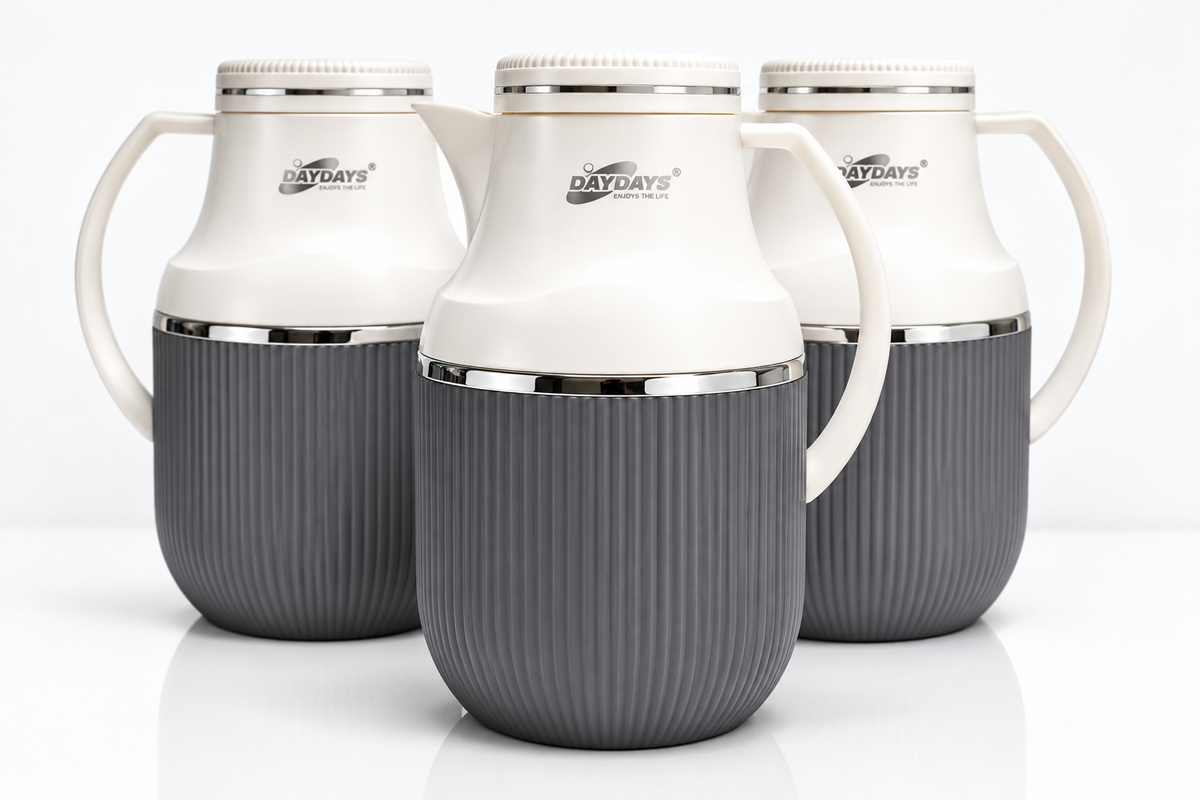 DayDays 4011 1L Ribbed Vacuum Flask DayDays 4011 1L Ribbed Vacuum Flask Umar Electronic Store