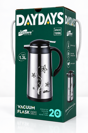 DayDays 4012 1.3L Floral Vacuum Flask - image 3 DayDays 4012 1.3L Floral Vacuum Flask Umar Electronic Store