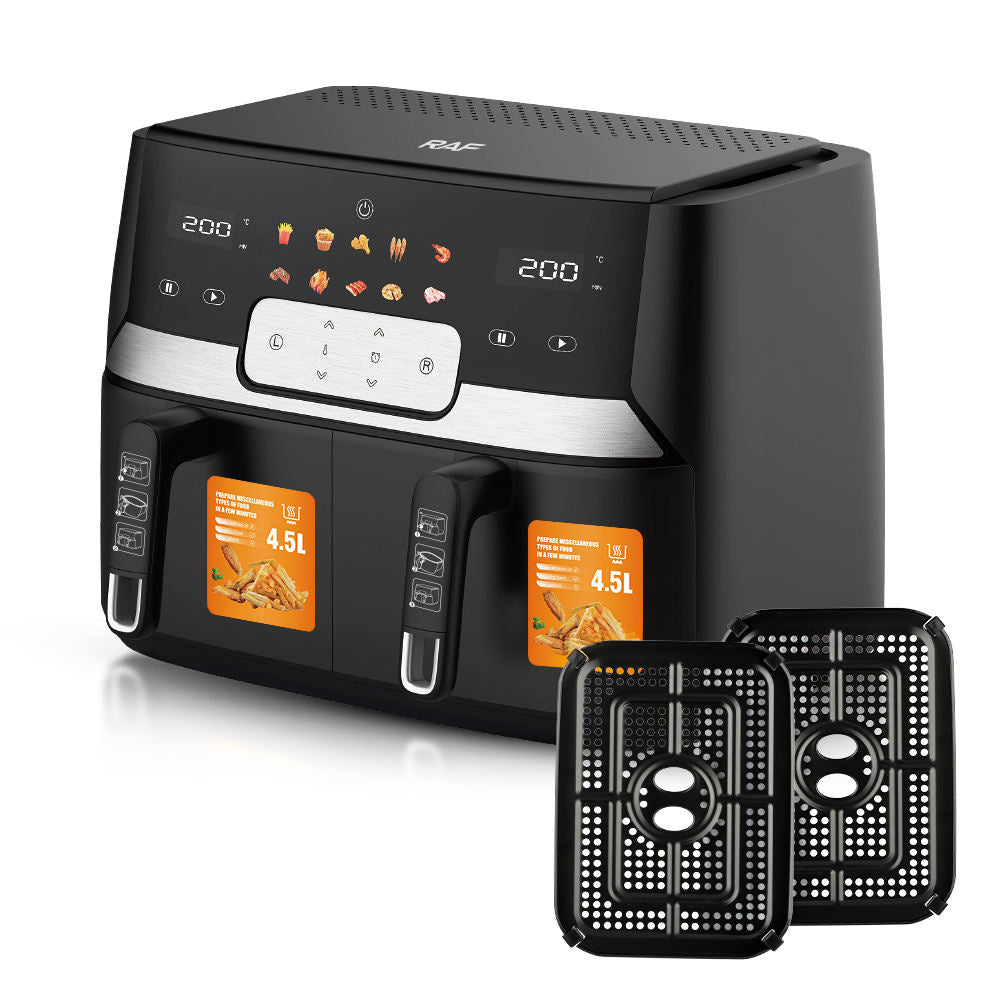 RAF R.5272 9L Digital Dual Basket Air Fryer - image 3 RAF R.5272 9L Digital Dual Basket Air Fryer Umar Electronic Store