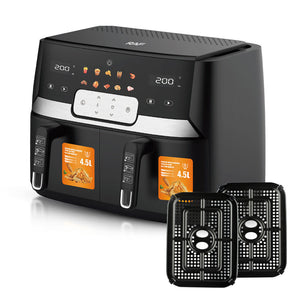 RAF R.5272 9L Digital Dual Basket Air Fryer - image 3 RAF R.5272 9L Digital Dual Basket Air Fryer Umar Electronic Store