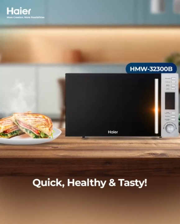 HMW-32300B BLACK HAIER MICROWAVE