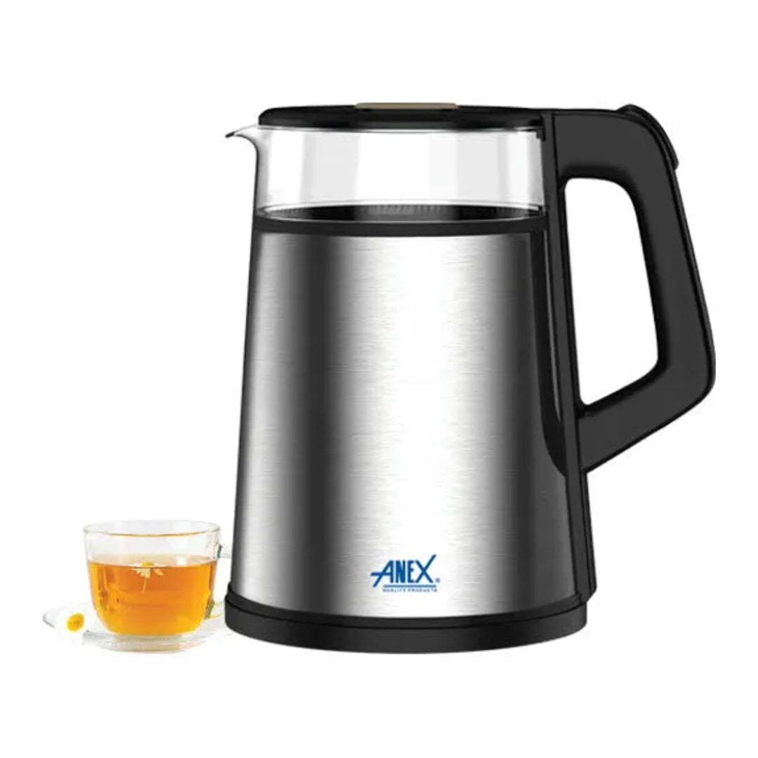 Anex AG-4066 Deluxe Steel and Glass Kettle 1.5L