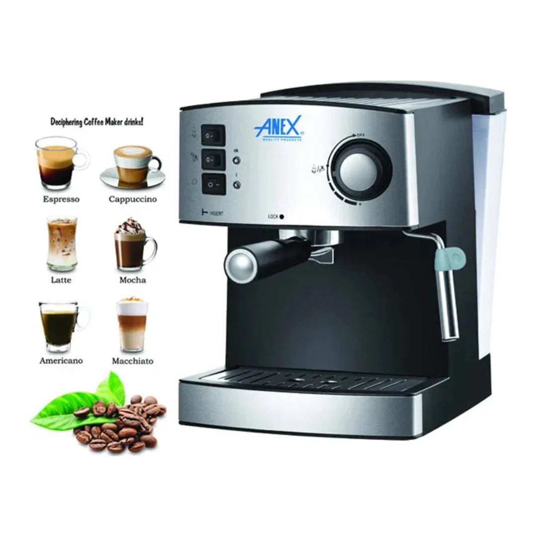 Anex AG-825 Espresso and Cappuccino Coffee Maker