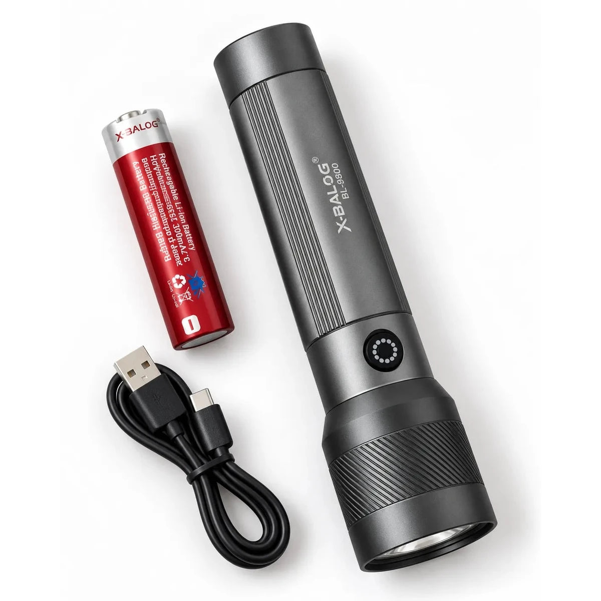 Umar Electronic Store BL-6680 X-BALOG USB Rechargeable Multifunction Flashlight