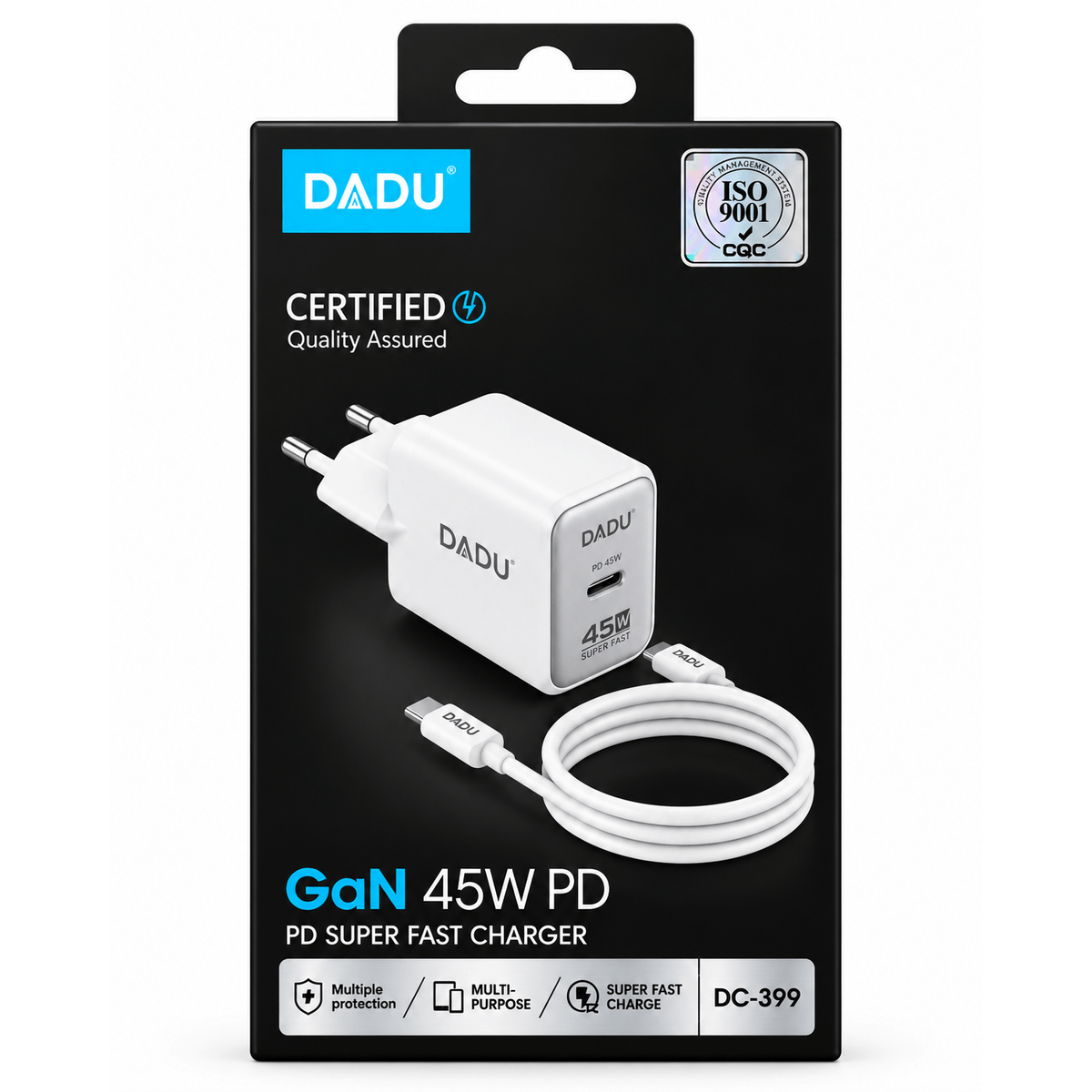 Umar Electronic Store DADU DC-357 12W Dual Port PD and QC Charger