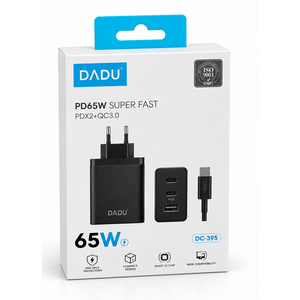 Umar Electronic Store DADU DC-395 65W 3-Port Wall Charger