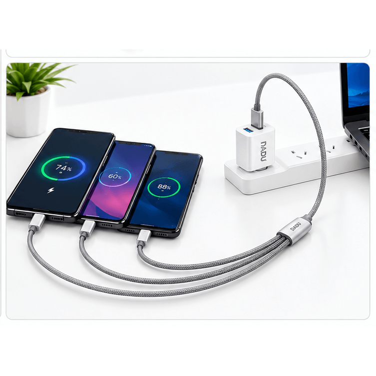 Umar Electronic Store DADU DC-C255 3-in-1 Fast Charging Cable