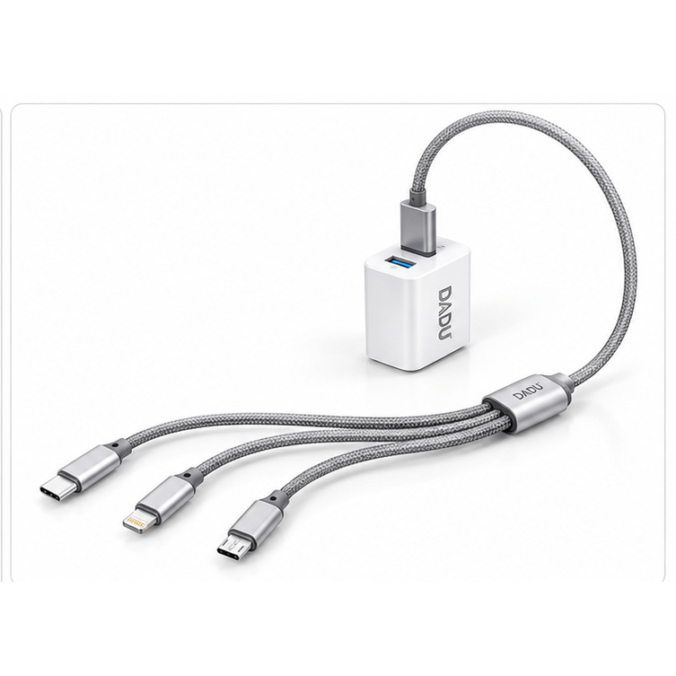 Umar Electronic Store DADU DC-C255 3-in-1 Fast Charging Cable