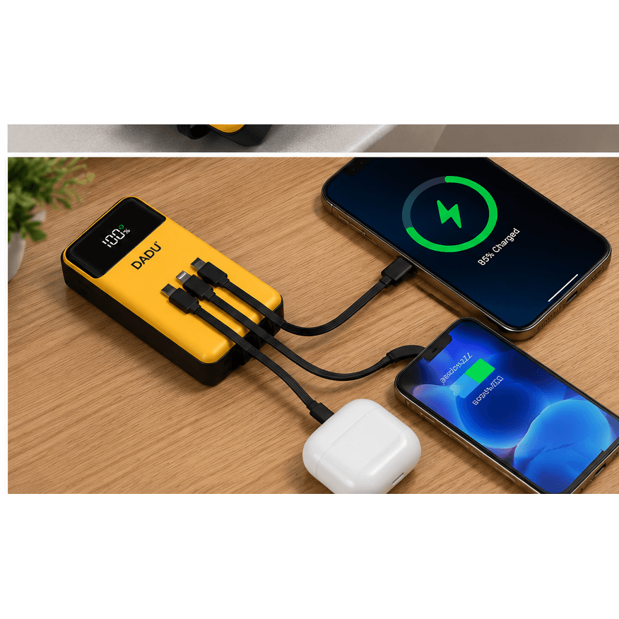 Umar Electronic Store DADU DP-090 20000mAh 22.5W Power Bank with Built-in Cables