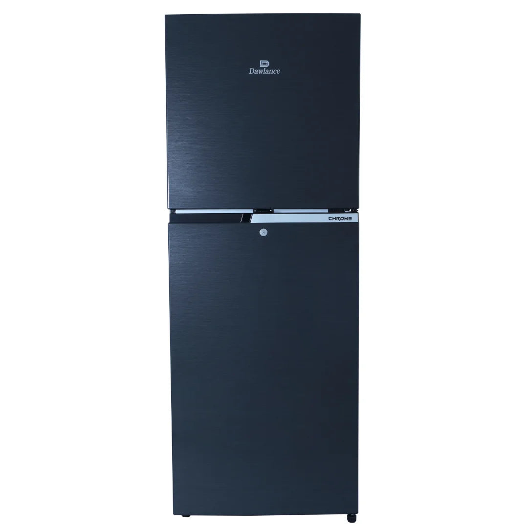 Dawlance 9169WB Chrome Non-Inverter Double Door Refrigerator (Hairline Black)