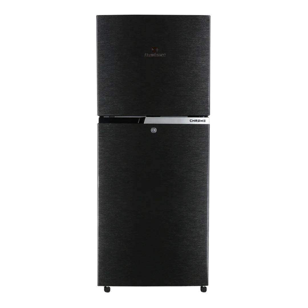 Dawlance 9193LF Chrome Non-Inverter Double Door Refrigerator (Hairline Black)