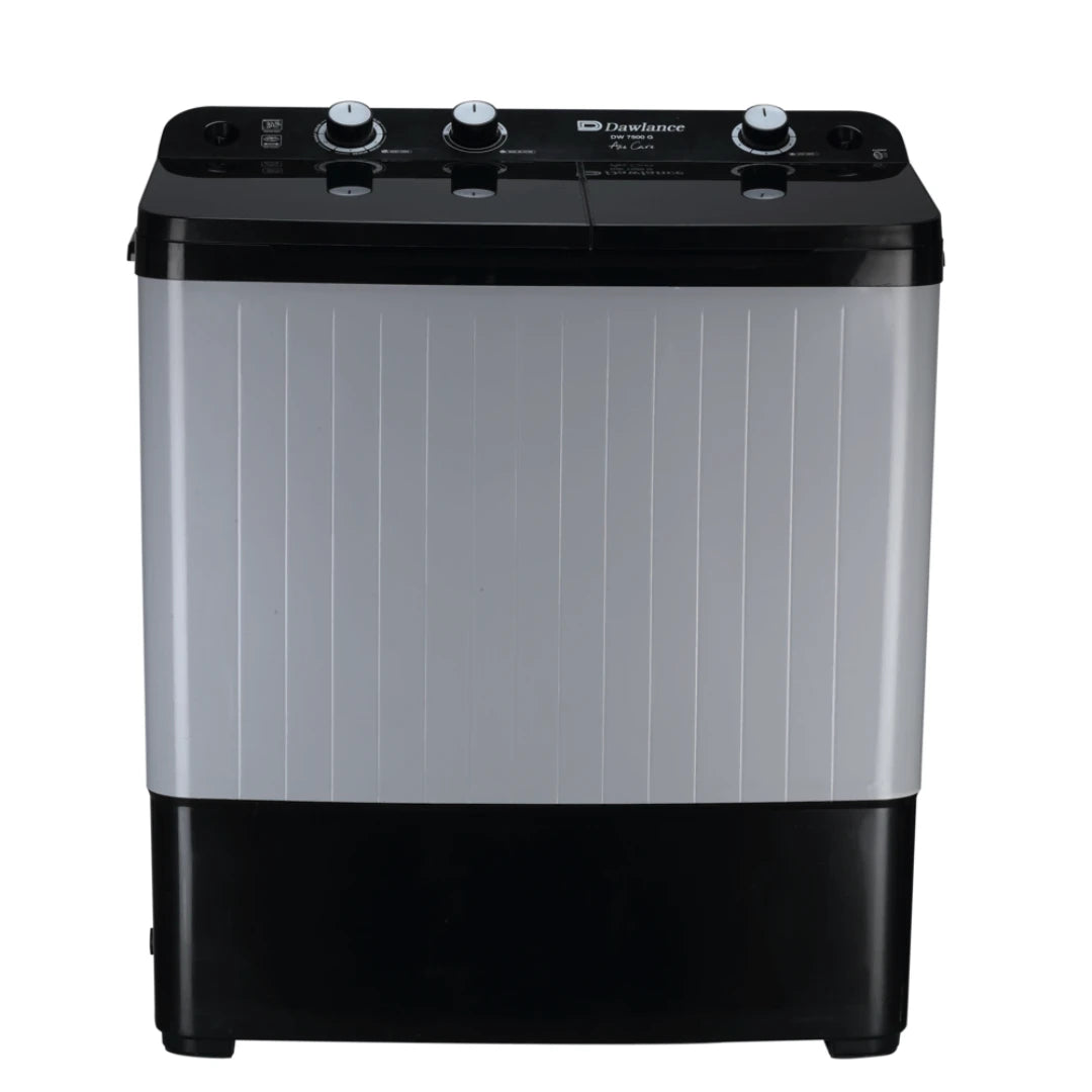 Dawlance DW 6570 Twin Tub Washing Machine (Glass Lid, Grey)