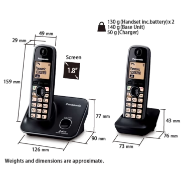PPH-KX-TG3712BX PANASONIC CORDLESS PHONE.