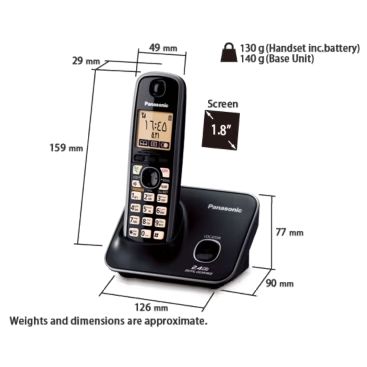 PPH-KX-TG3711BX PANASONIC CORDLESS PHONE.
