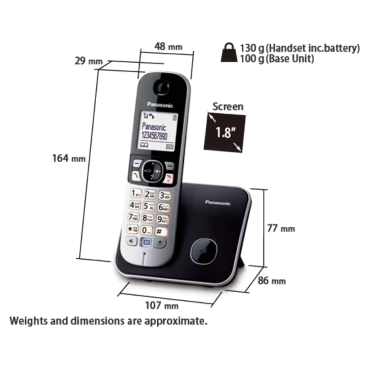 PPH-KX-TG6811GB PANASONIC CORDLESS PHONE.