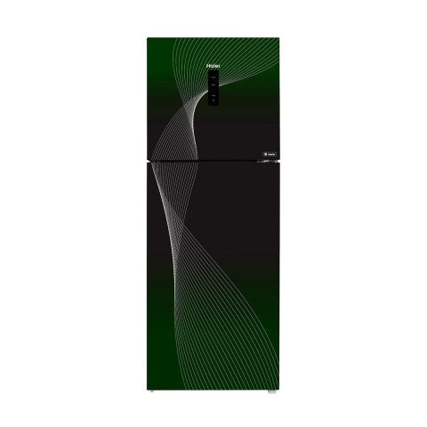 HAIER HRF 346 IFGA GREEN GLASS INVERTER REFRIGERATOR