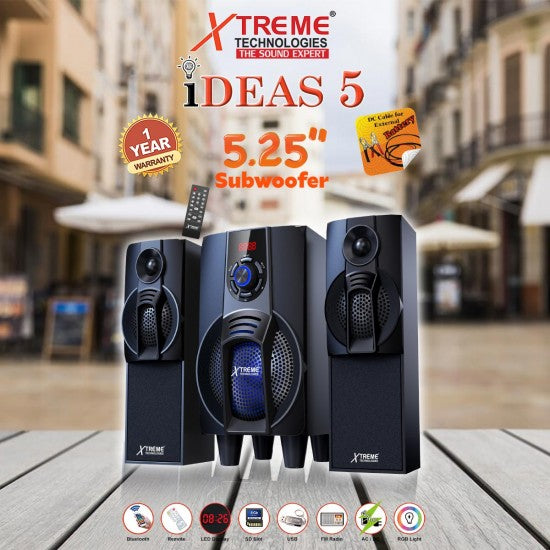 Xtreme Ideas 5 AC/DC speaker price in Pakistan Umar Store 