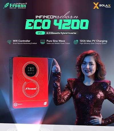 Fronus Infineon Reborn 4.2kW Hybrid Solar Inverter - image 2 Fronus Infineon Reborn 4.2kW Hybrid Solar Inverter Umar Electronic Store
