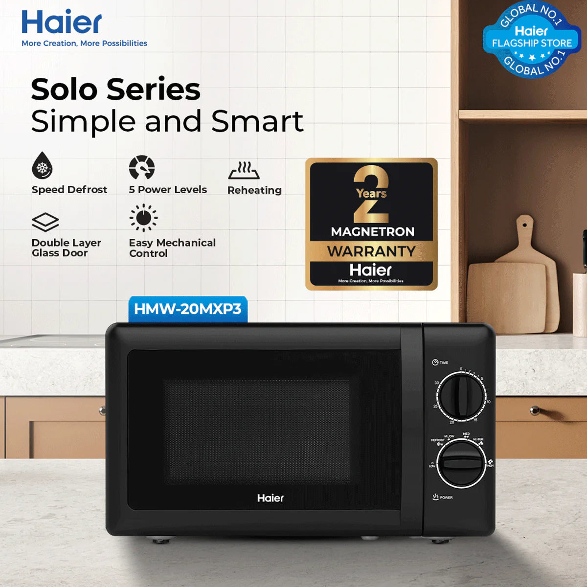 HMW-20MXP3 HAIER MICROWAVE